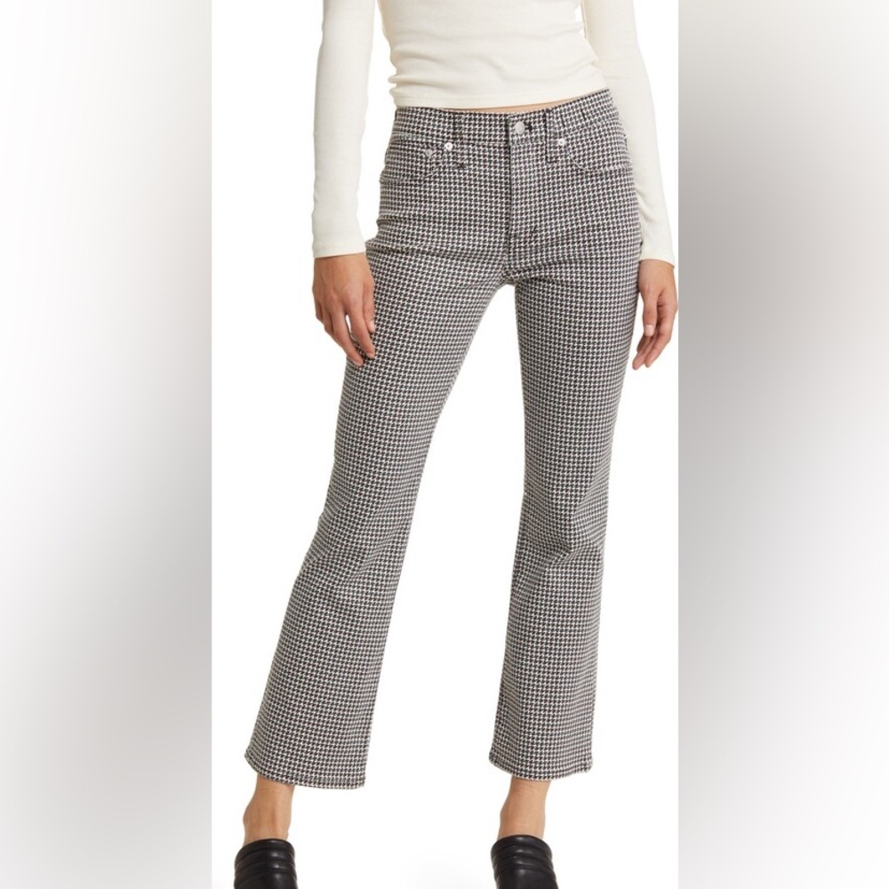 Madewell 32 Mid-Rise Kick Out Crop Jean